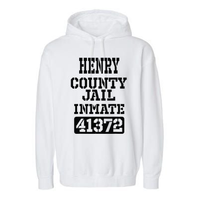 Alabama Henry County Jail Inmate Halloween Funny Costume Garment-Dyed Fleece Hoodie