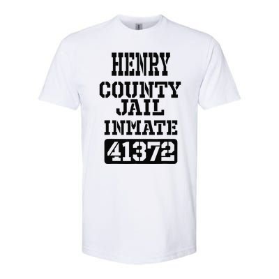 Alabama Henry County Jail Inmate Halloween Funny Costume Softstyle CVC T-Shirt