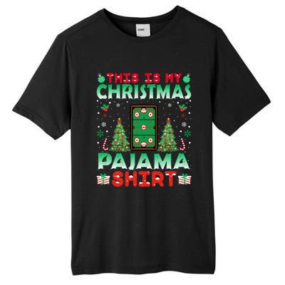 Air Hockey Christmas Pajama Gift Christmas Holiday Funny Gift Tall Fusion ChromaSoft Performance T-Shirt