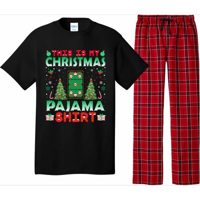 Air Hockey Christmas Pajama Gift Christmas Holiday Funny Gift Pajama Set