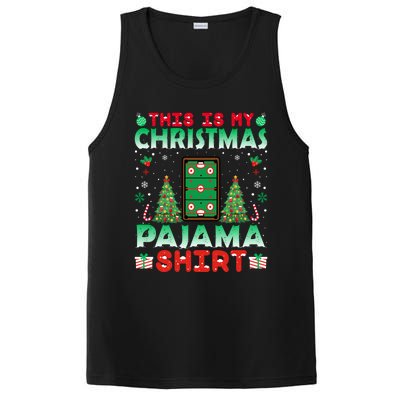 Air Hockey Christmas Pajama Gift Christmas Holiday Funny Gift PosiCharge Competitor Tank