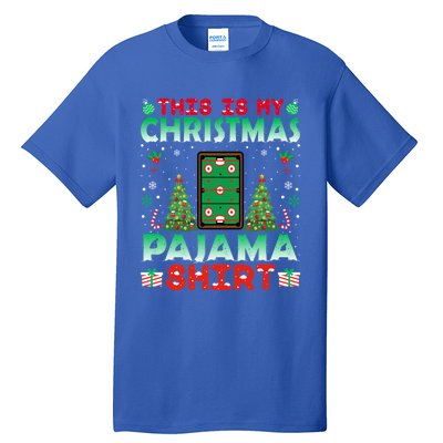 Air Hockey Christmas Pajama Gift Christmas Holiday Funny Gift Tall T-Shirt