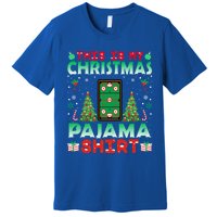 Air Hockey Christmas Pajama Gift Christmas Holiday Funny Gift Premium T-Shirt