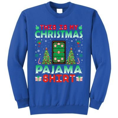 Air Hockey Christmas Pajama Gift Christmas Holiday Funny Gift Tall Sweatshirt