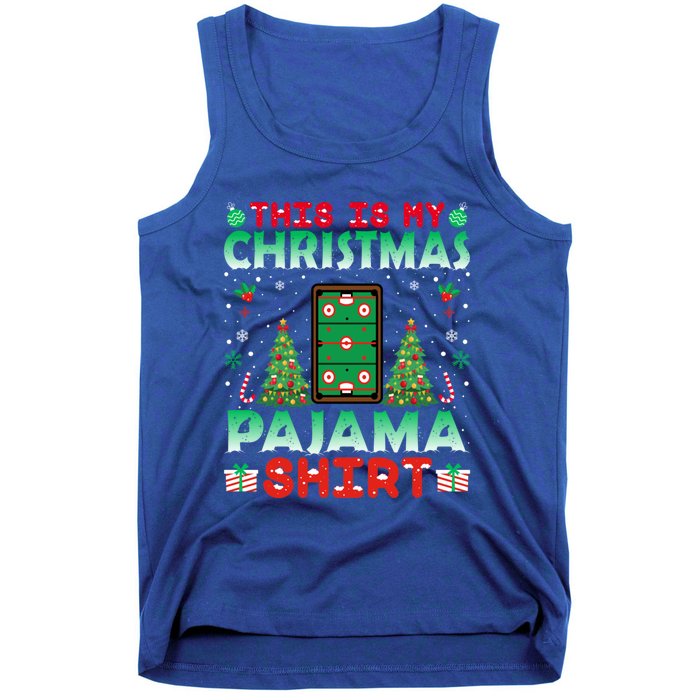 Air Hockey Christmas Pajama Gift Christmas Holiday Funny Gift Tank Top