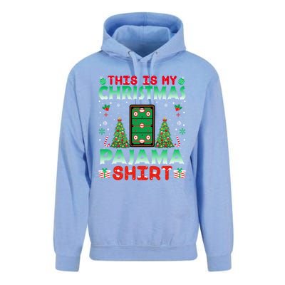 Air Hockey Christmas Pajama Gift Christmas Holiday Funny Gift Unisex Surf Hoodie