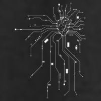 Anatomical Heart Cpu Processor Pcb Board Computer Programmer Adult Drive Performance Visor