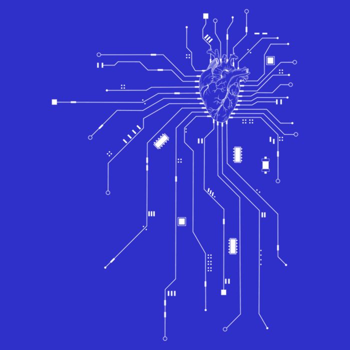 Anatomical Heart Cpu Processor Pcb Board Computer Programmer Baby Bodysuit