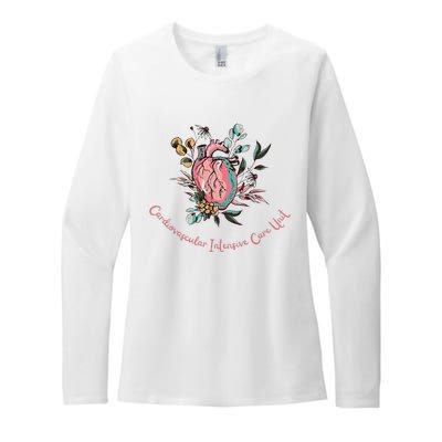 Anatomical Heart Cvicu Cardiovascular Intensive Care Unit Womens CVC Long Sleeve Shirt