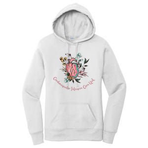 Anatomical Heart Cvicu Cardiovascular Intensive Care Unit Women's Pullover Hoodie