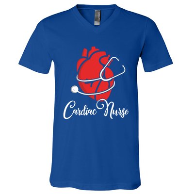 Anatomical Heart Cardiac Nurse Parts Of Heart Cardiac Nurse Cool Gift V-Neck T-Shirt