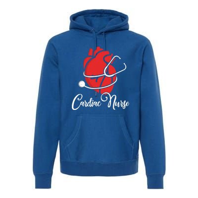 Anatomical Heart Cardiac Nurse Parts Of Heart Cardiac Nurse Cool Gift Premium Hoodie