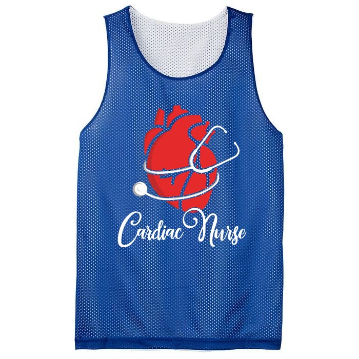 Anatomical Heart Cardiac Nurse Parts Of Heart Cardiac Nurse Cool Gift Mesh Reversible Basketball Jersey Tank