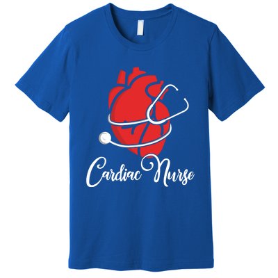 Anatomical Heart Cardiac Nurse Parts Of Heart Cardiac Nurse Cool Gift Premium T-Shirt