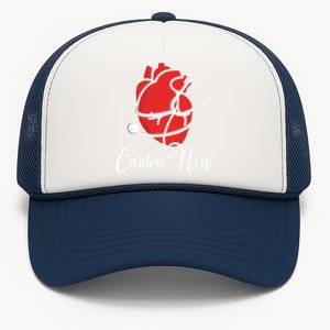 Anatomical Heart Cardiac Nurse Parts Of Heart Cardiac Nurse Cool Gift Trucker Hat