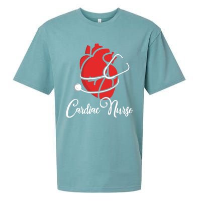 Anatomical Heart Cardiac Nurse Parts Of Heart Cardiac Nurse Cool Gift Sueded Cloud Jersey T-Shirt