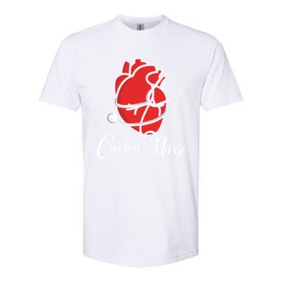 Anatomical Heart Cardiac Nurse Parts Of Heart Cardiac Nurse Cool Gift Softstyle CVC T-Shirt