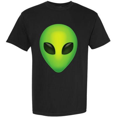 Alien Head Colorful Alien Rave Garment-Dyed Heavyweight T-Shirt