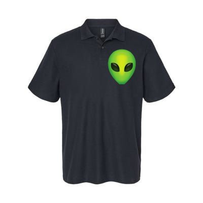 Alien Head Colorful Alien Rave Softstyle Adult Sport Polo