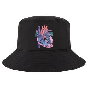 Anatomy Heart Cardiac Anatomy Medical Science School Gift Cool Comfort Performance Bucket Hat