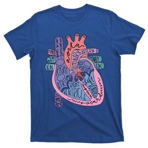 Anatomy Heart Cardiac Anatomy Medical Science School Gift T-Shirt