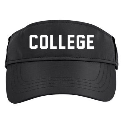Animal House College Adult Drive Performance Visor