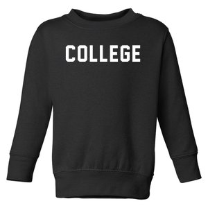 Animal House College Toddler Sweatshirt