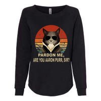 Alexander Hamilton Cat Womens California Wash Sweatshirt