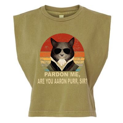 Alexander Hamilton Cat Garment-Dyed Women's Muscle Tee