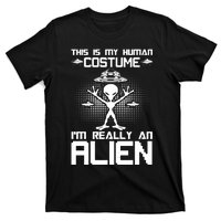 Alien Human Costume Reveal T-Shirt