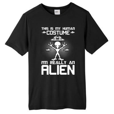 Alien Human Costume Reveal Tall Fusion ChromaSoft Performance T-Shirt