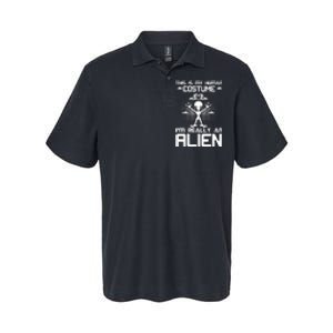 Alien Human Costume Reveal Softstyle Adult Sport Polo