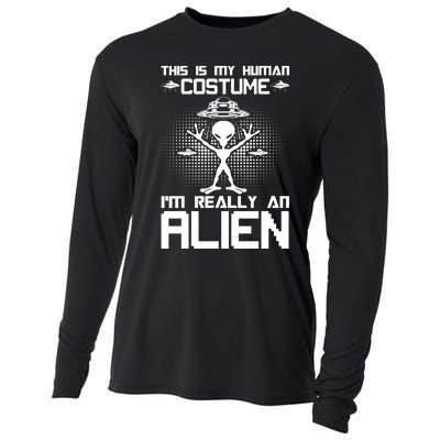 Alien Human Costume Reveal Cooling Performance Long Sleeve Crew