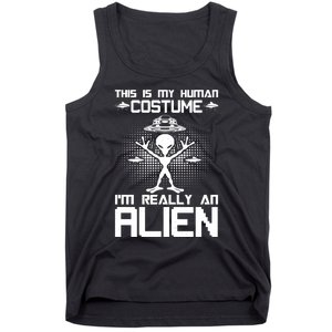 Alien Human Costume Reveal Tank Top