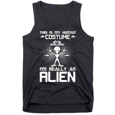 Alien Human Costume Reveal Tank Top