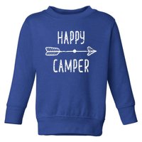 Arrow Happy Camper Gift Camping Boho Gift Toddler Sweatshirt