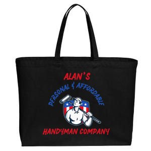 AlanS Handyman Company Cotton Canvas Jumbo Tote