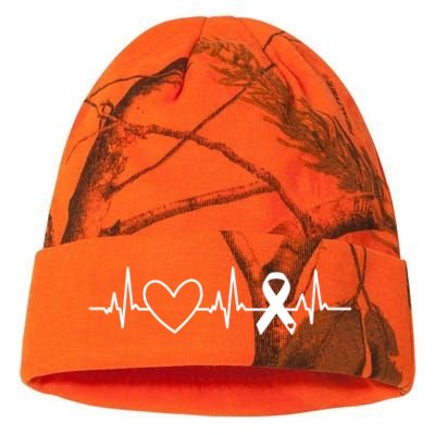 American Heart Disease Awareness Month Ribbon Go Red Heart Kati Licensed 12" Camo Beanie