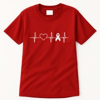 American Heart Disease Awareness Month Ribbon Go Red Heart Tall T-Shirt