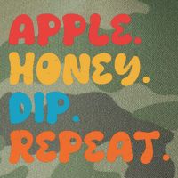 Apple Honey Dip Repeat Rosh Hashanah Jewish New Year Legacy Tie Dye Trucker Hat