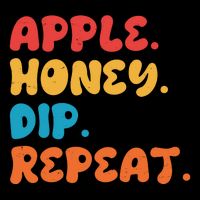 Apple Honey Dip Repeat Rosh Hashanah Jewish New Year Impact Tech Backpack