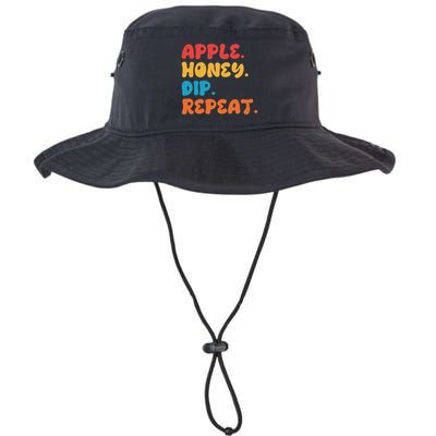 Apple Honey Dip Repeat Rosh Hashanah Jewish New Year Bucket Hat