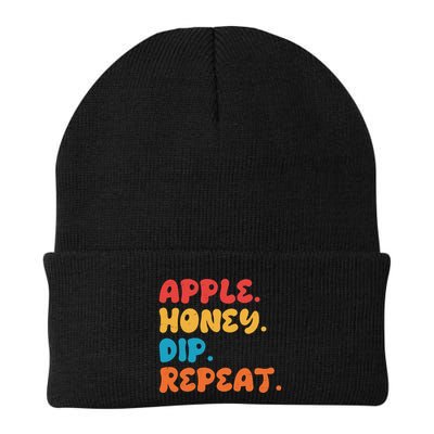 Apple Honey Dip Repeat Rosh Hashanah Jewish New Year Beanie