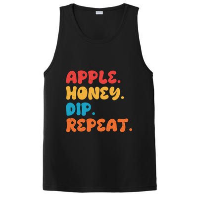 Apple Honey Dip Repeat Rosh Hashanah Jewish New Year PosiCharge Competitor Tank