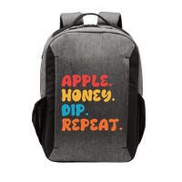 Apple Honey Dip Repeat Rosh Hashanah Jewish New Year Vector Backpack