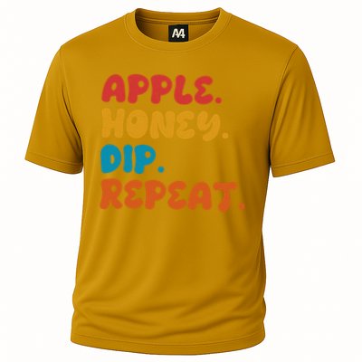 Apple Honey Dip Repeat Rosh Hashanah Jewish New Year Performance Shirt