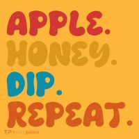 Apple Honey Dip Repeat Rosh Hashanah Jewish New Year Tall T-Shirt