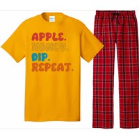 Apple Honey Dip Repeat Rosh Hashanah Jewish New Year Pajama Set