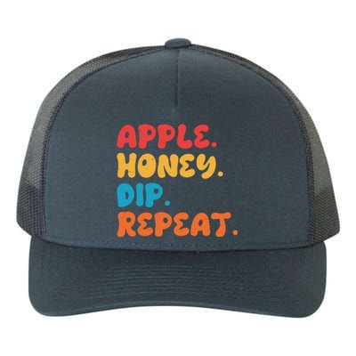 Apple Honey Dip Repeat Rosh Hashanah Jewish New Year Yupoong Adult 5-Panel Trucker Hat