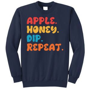 Apple Honey Dip Repeat Rosh Hashanah Jewish New Year Sweatshirt